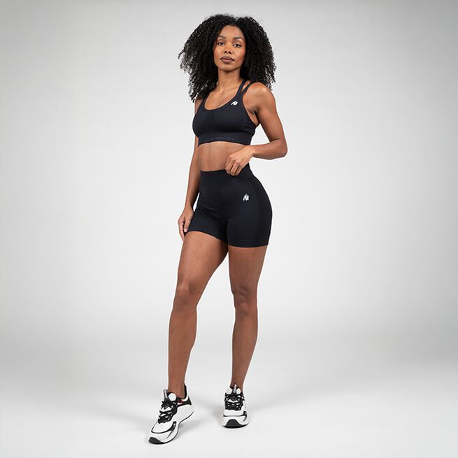 Whitney sømløs sport-BH svart