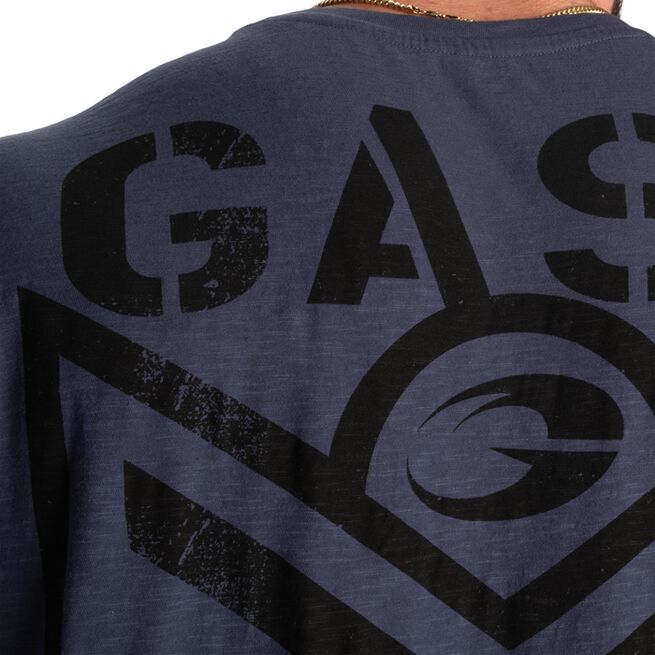 Slub Iron T-shirt Blå