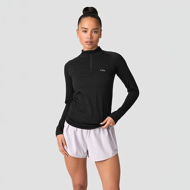 Define Langermet 1/4 Zip Svart