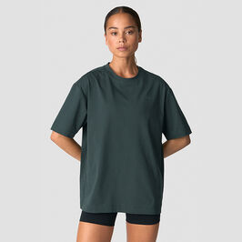 ICIW	Everyday Cotton T-shirt, Dark Green Everyday T-skjorte Grønn