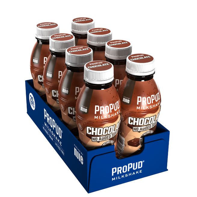 8 x ProPud Protein Milkshake, 330 ml Choklad
