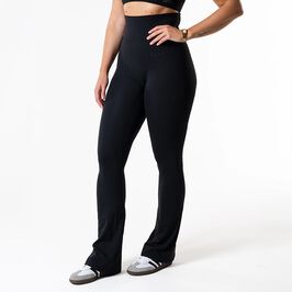 Relode Clean Tights Flared Tall, Black, L  Clean Treningstights Flared Tall Svart