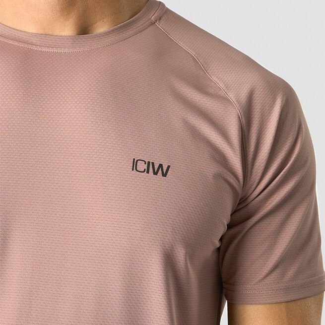 ICANIWILL Stride Raglan T-shirt, Light Mauve