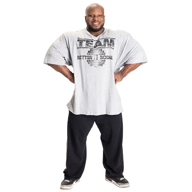 Team Pump Cover Iron Tee, Light Grey Melange