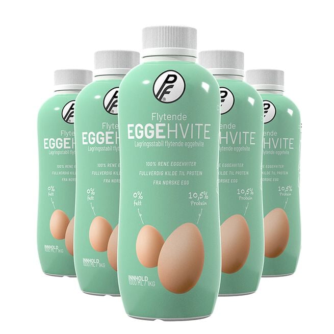 5 x Flytende Eggehvite, BIG BUY 1000 ml