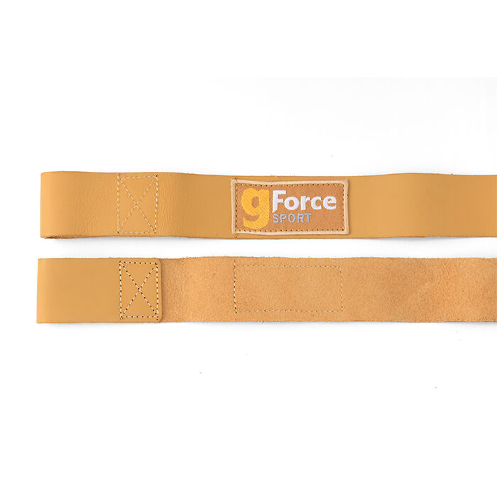 Lifting Straps L&aelig;r Brun