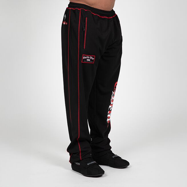 Marlow Mesh Treningsbukse Svart Rød