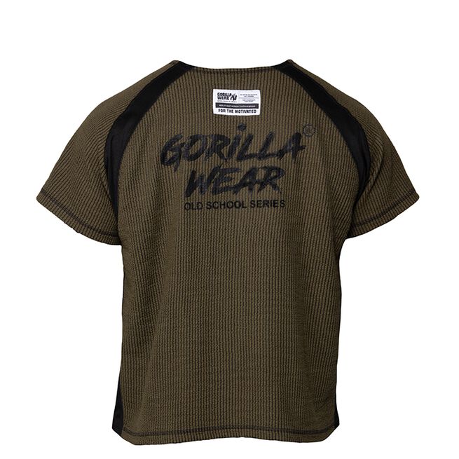 Augustine Old School Work Out Top, Army Green
