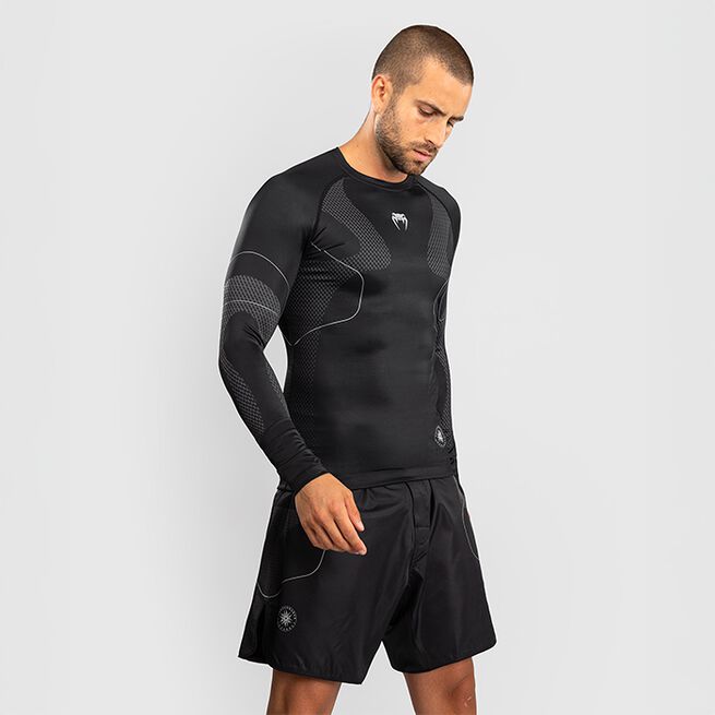 Nexus Rashguard Lang Erme Svart Sølv