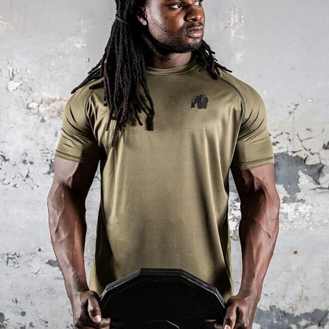 Performance Tee, Army Green, S 