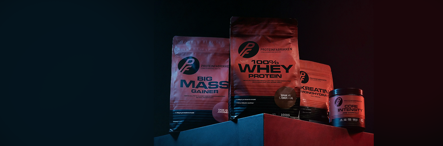 Kampanje: Proteinfabrikken, opptil 50% rabatt