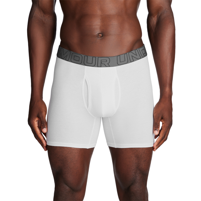 UA Performance Cotton Boxershorts 3-pack Hvit