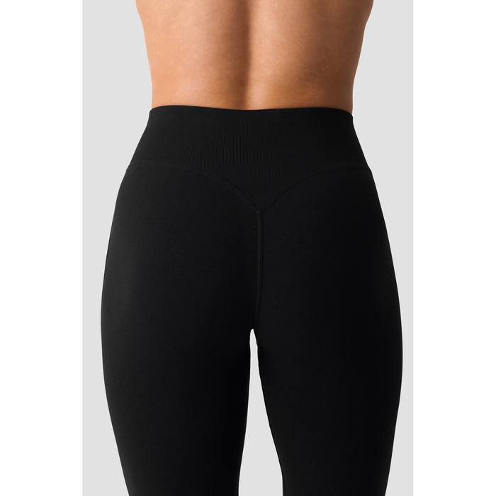 Smooth Seamless Slengbukse Tights Svart