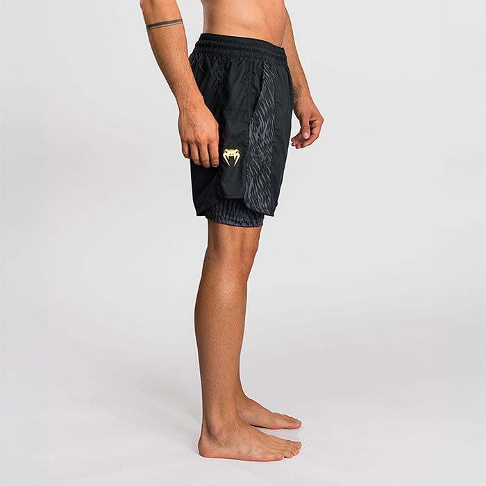 Venum X Chimaev Wild Borz Treningsshorts Svart Gr&aring;