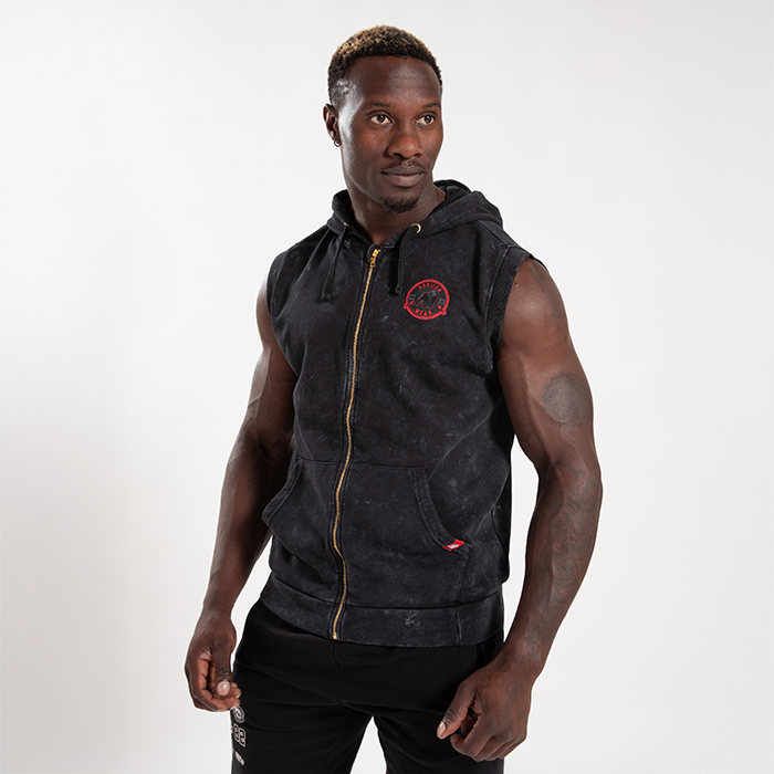 Silverdale Ermeless Hoodie Svart