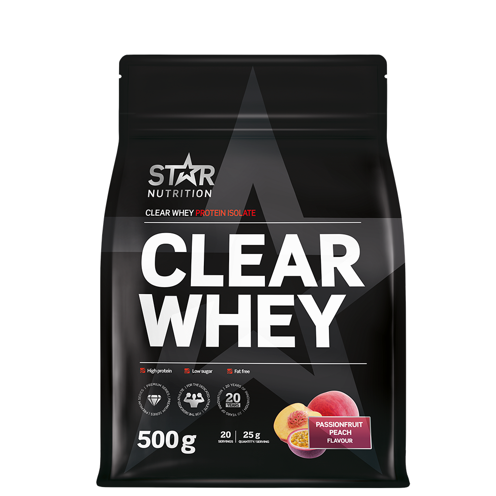 Clear Whey Myseprotein 500 g passionfruit_peach