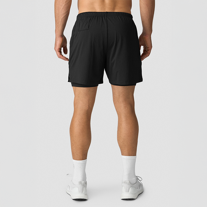 Stride 2-i-1 Shorts Svart