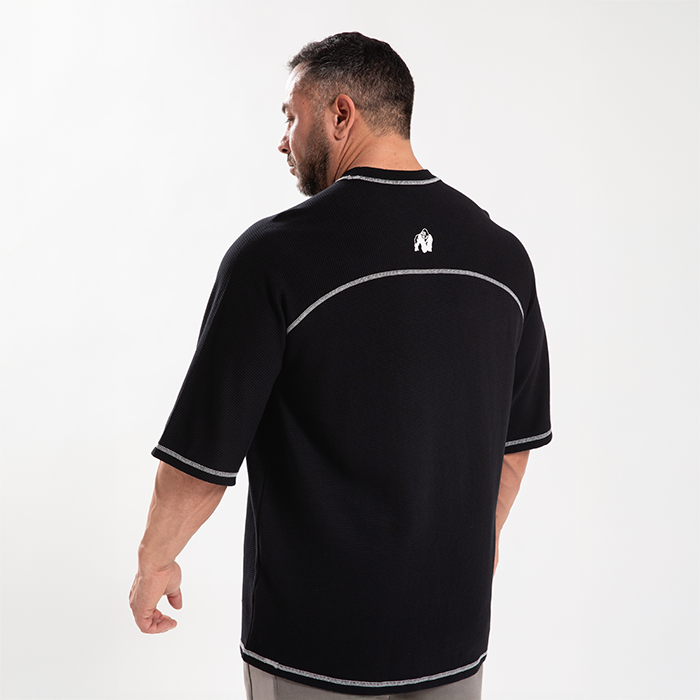 Finley Oversized T-skjorte Svart Gr&aring;