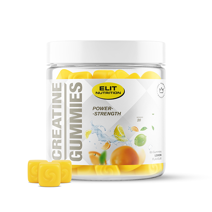 Creatine Gummies, 60 gummies Lemon