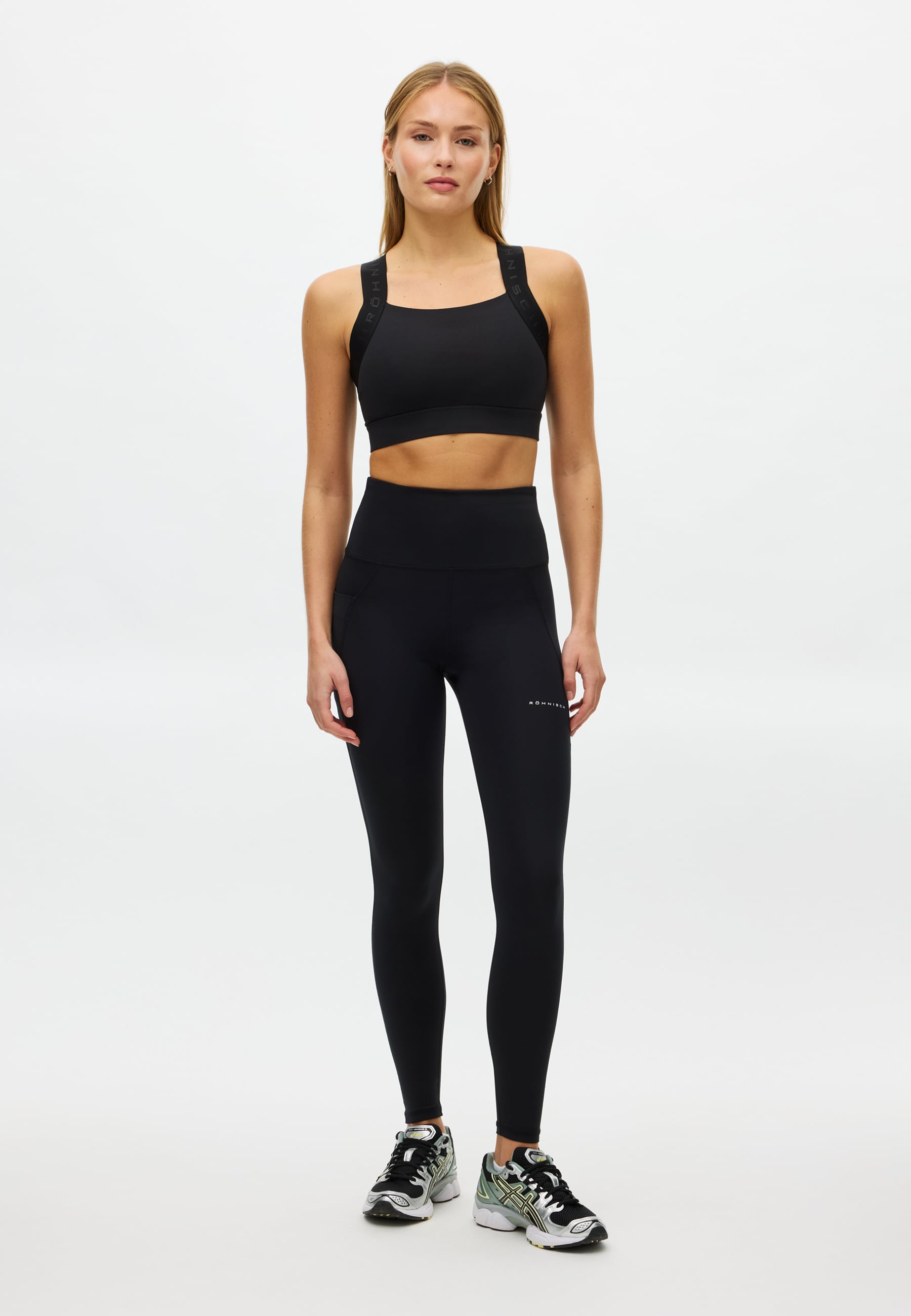 Flatterende High Waist Tights Lilla