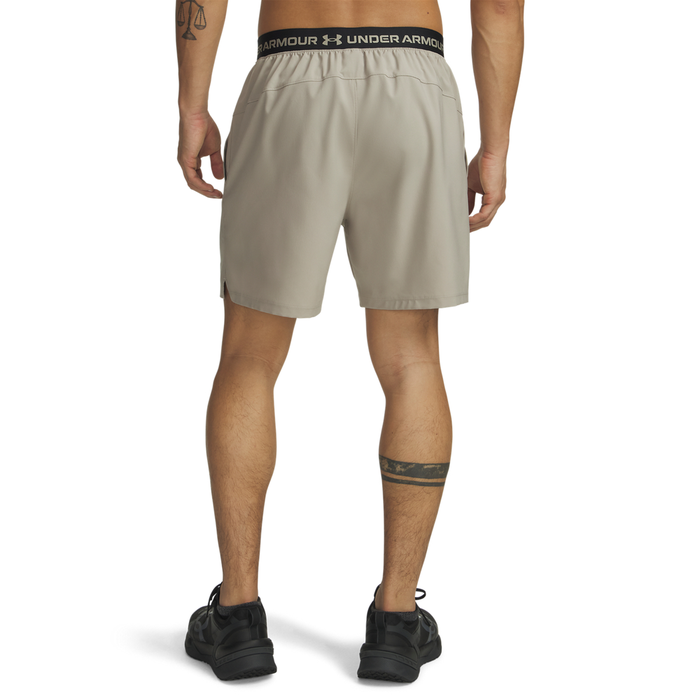 UA Vanish Wven Short 2.0 6in Timberwolf Taupe
