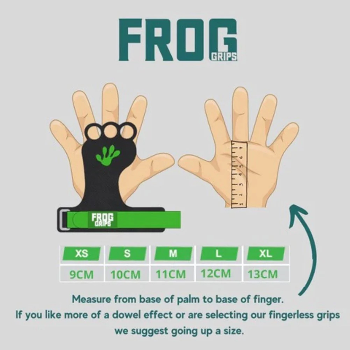 Frog Grips Base HD Treningsgrep 2.0 3 Hull Svart Hvit