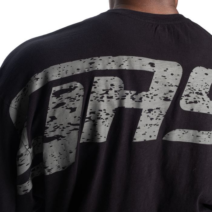 GK Slub Iron Tee, Washed Black