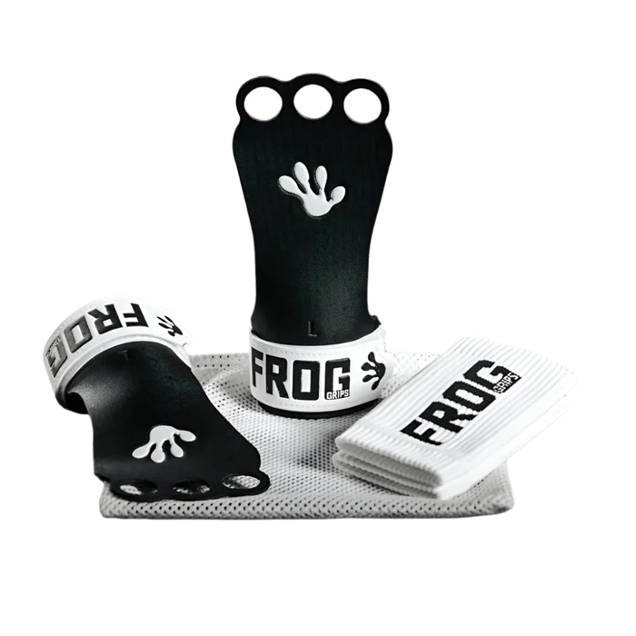 Frog Grips Base HD Treningsgrep 2.0 3 Hull Svart Hvit