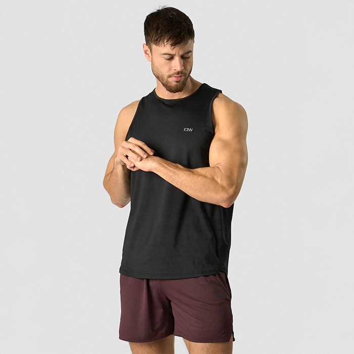 Stride Singlet Svart