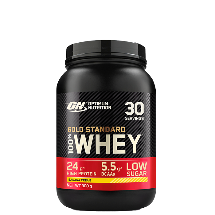 100 % Whey Gold Standard 908 g, myseprotein BANANA