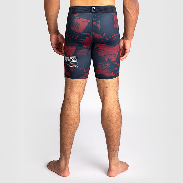 UFC Zenith by Venum Fight Week Vale Tudo Shorts Bl&aring; R&oslash;d Gr&aring;