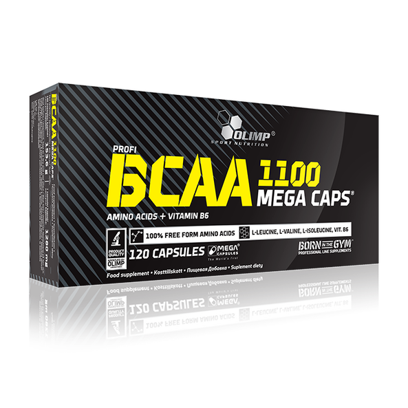 BCAA Mega Caps 120 kapsler