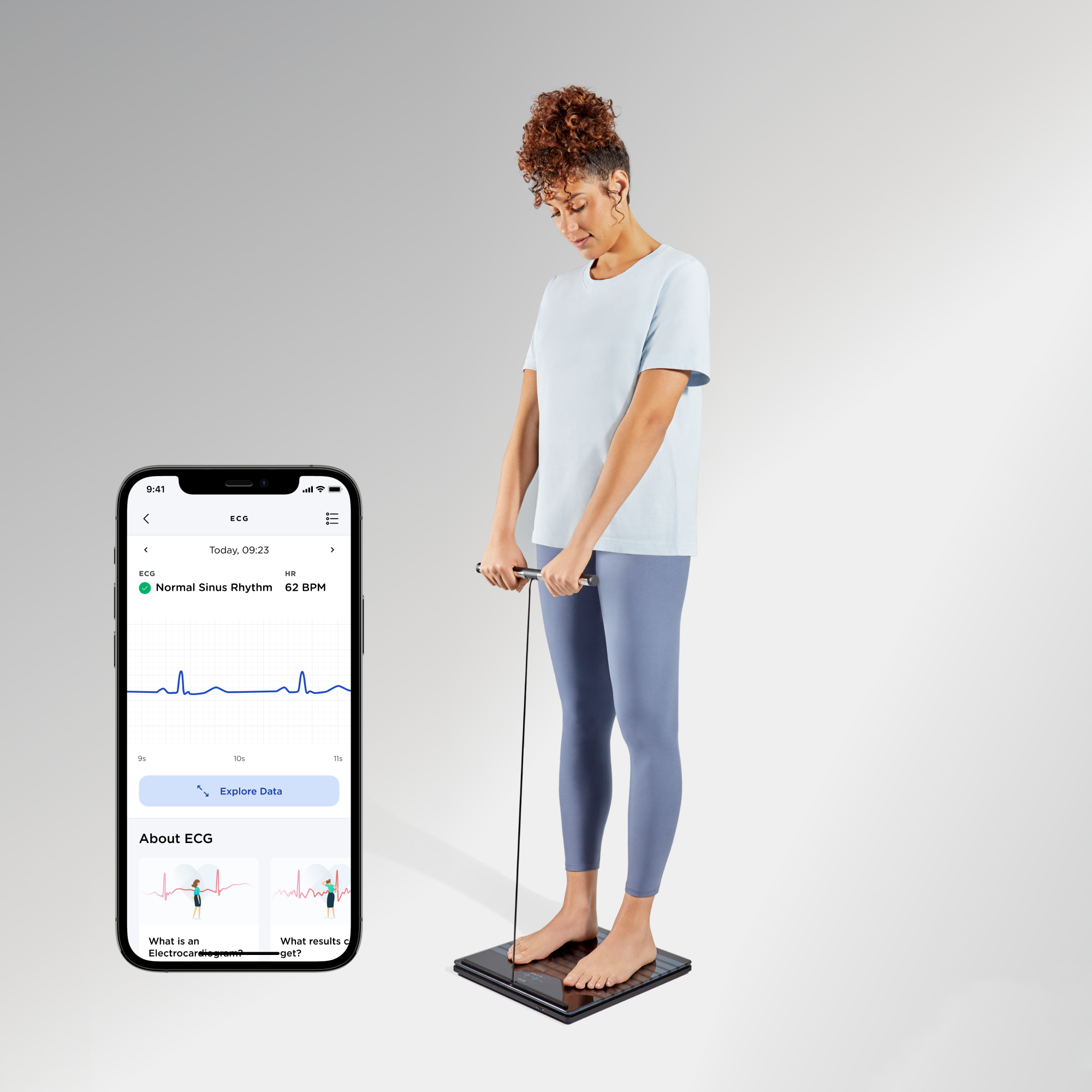 Body Scan Diagnostisk Personvekt Svart