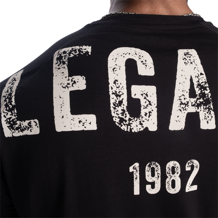 Legacy Raglan T‑Skjorte Svart Beige