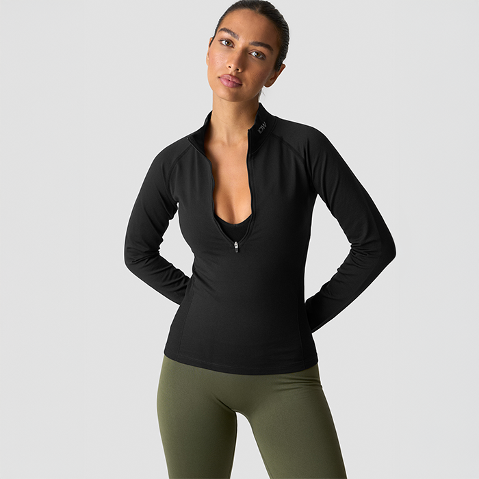 Define Langermet 1/2 Zip Svart