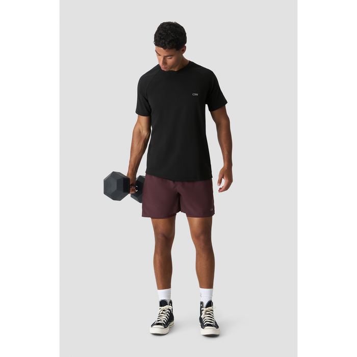 Workout Raglan T-skjorte Svart