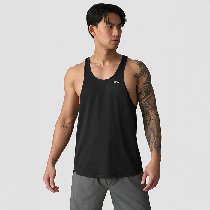 Stride Stringer Singlet Svart