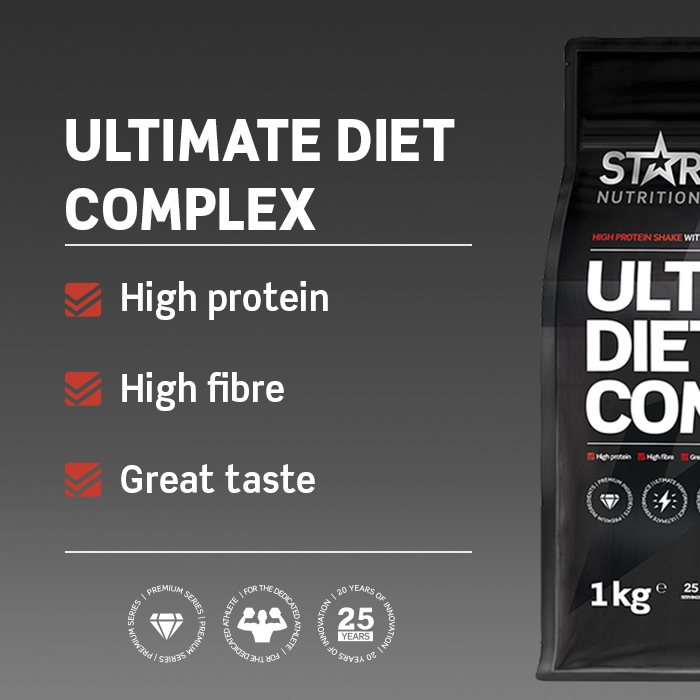Ultimate Diet Complex M&aring;ltidserstatning 1 kg strawberry