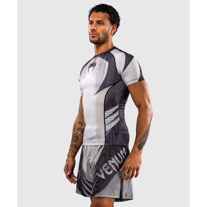 Venum GALACTIC 3.0 Short Sleeve Rashguard Off-White/Black