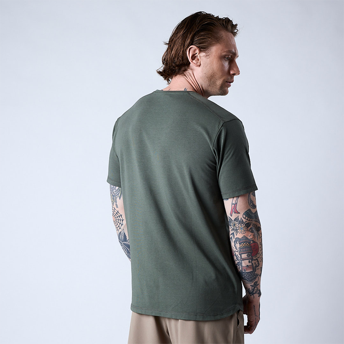 Bamboo T-skjorte Gr&oslash;nn