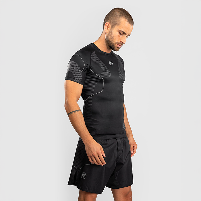 Nexus Rashguard Kort Erme Svart S&oslash;lv