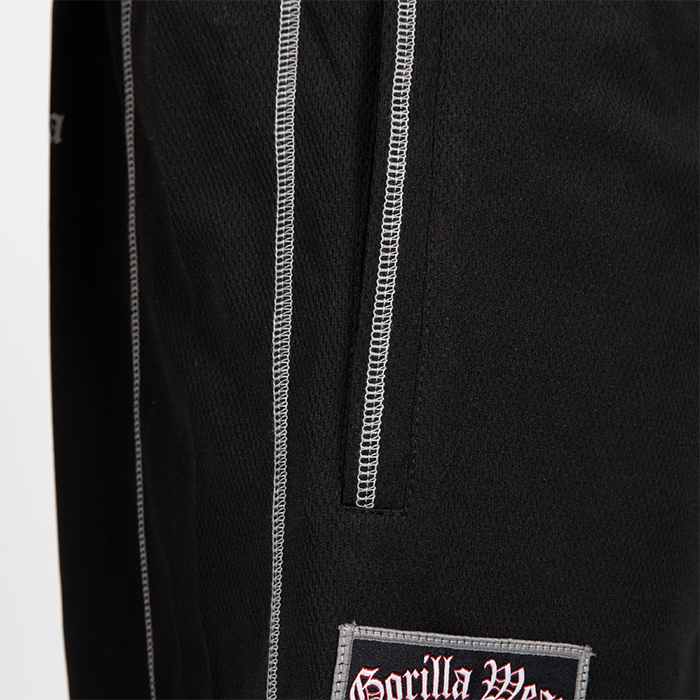 Marlow Mesh Shorts Svart Gr&aring;