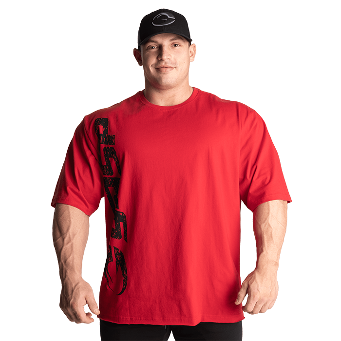 Gasp Iron Tee, Chili Red