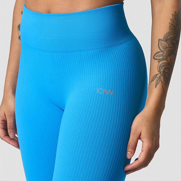 Ribbet Define Seamless Tights, Azure Blue