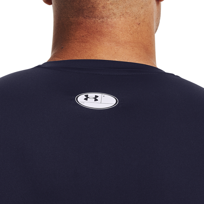 UA HG Armour Comp LS, Midnight Navy