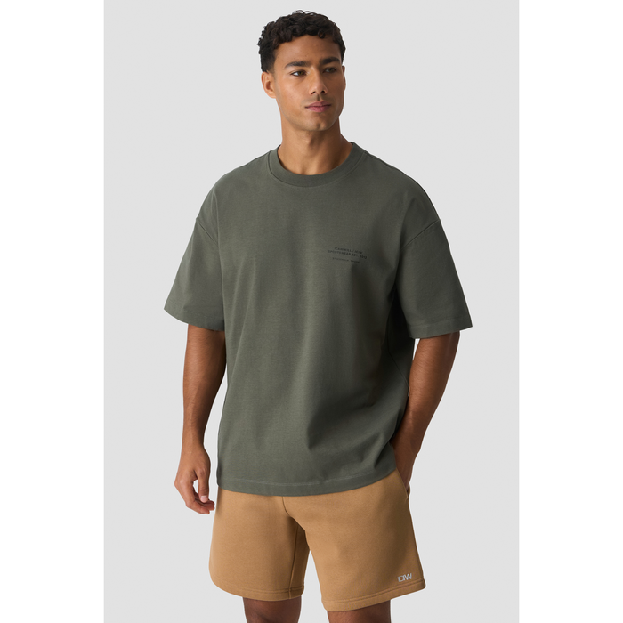 Essence Heavy Cotton T-skjorte Gr&oslash;nn
