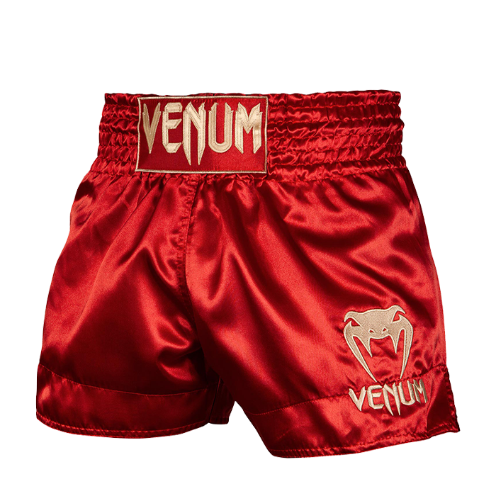 Classic Muay Thai Shorts R&oslash;d/Gull