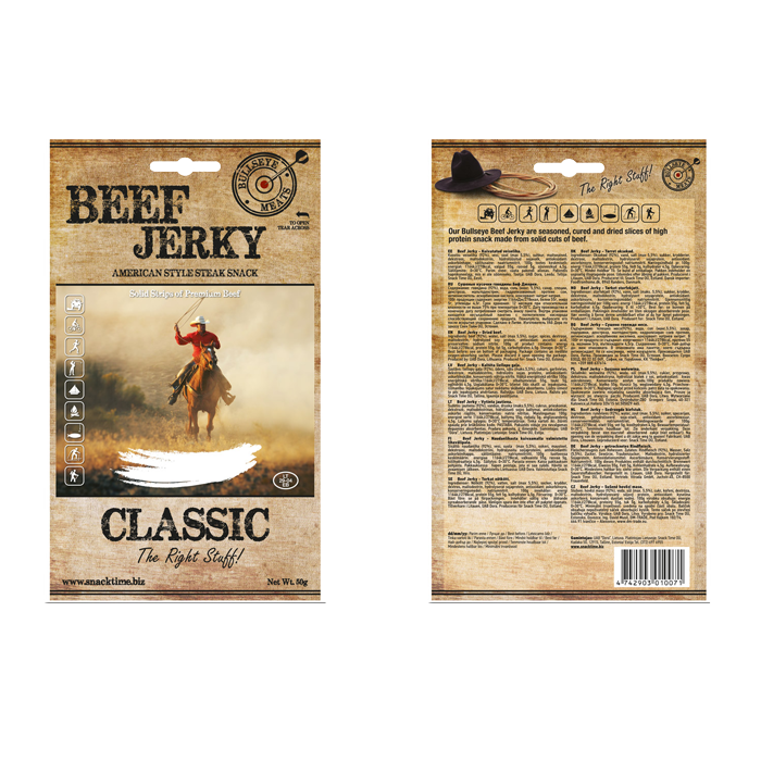 Beef Jerky, 50 g classic