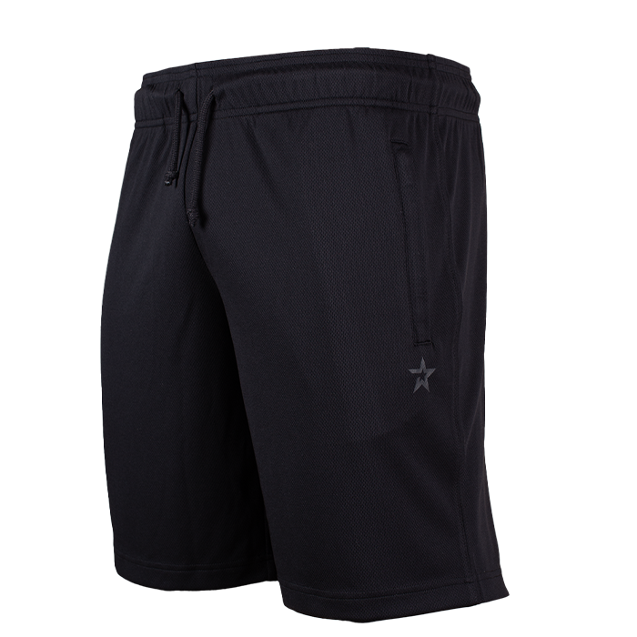 Star Mesh Shorts Svart