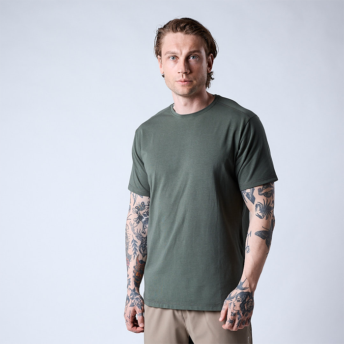 Bamboo T-skjorte Gr&oslash;nn